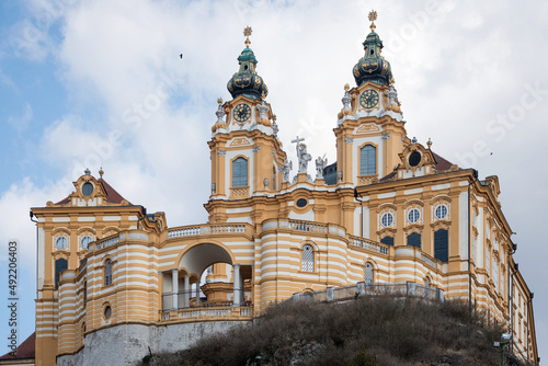 Melk Abbey is an Austrian Benedictine abbey and one of the world's most famous monastic sites. UNESCO world cultural heritage site