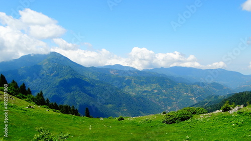  Turkey, nature and mountain scenery shot in the mountains of the Giresun