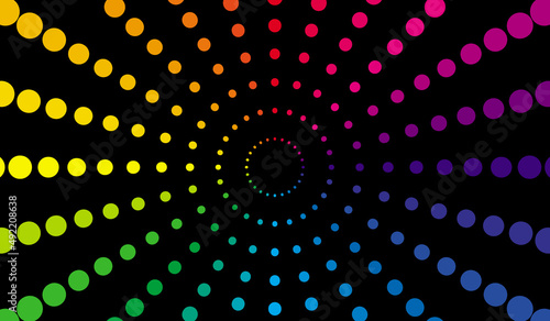 Colorful rainbow design vector illustration. Bright color design background. Trendy rainbow art