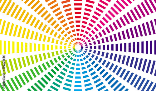 Colorful rainbow design vector illustration. Bright color design background. Trendy rainbow art