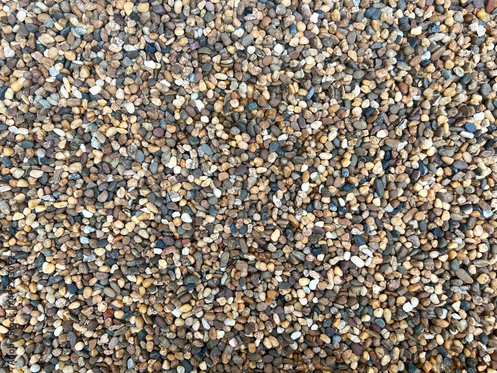 Fototapeta premium background image with many small stones.