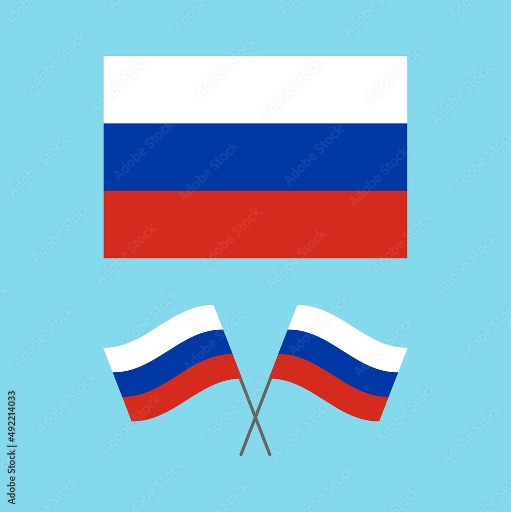 Obraz premium Russia flag.