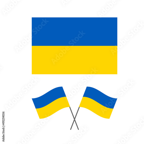 Ukraine flag.