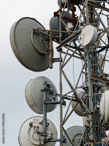 detail of telecomunication tower
