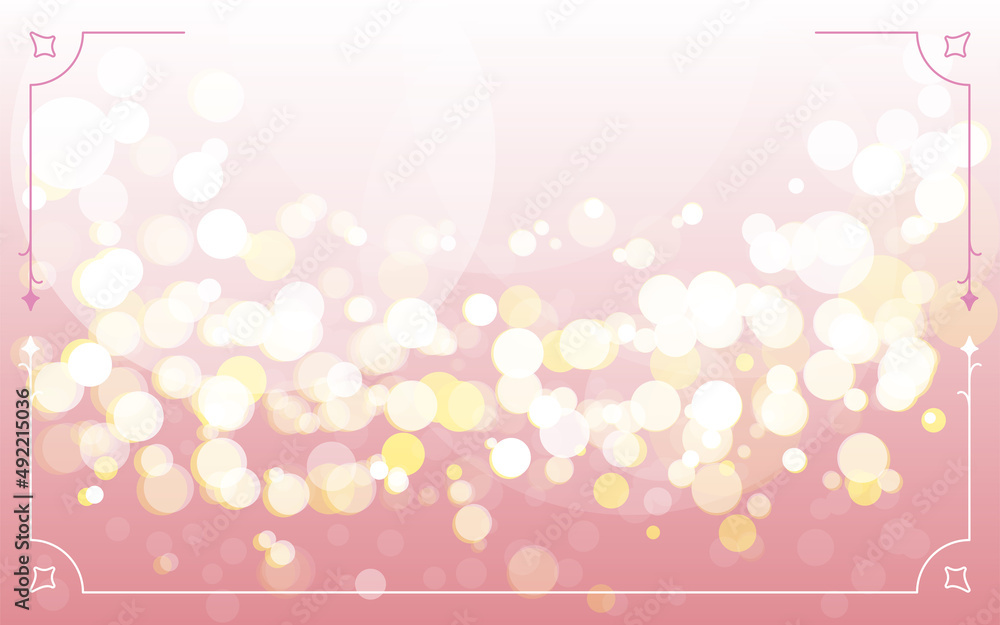 Fantastic background frame material pink and yellow Fantastic background frame material pink and yellow
