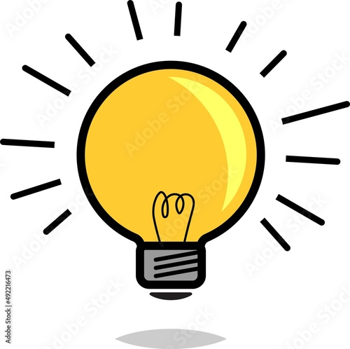 Light bulb Icon. lamp bulb Icon