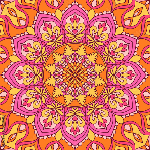 mandala pattern flower