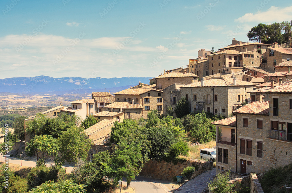 View of Sos del Rey Católico, one of the most beautiful villages in Aragon. Zaragoza, Spain