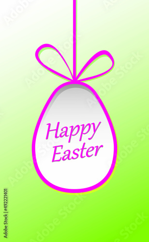 Happy Easter Egg of vector illustration