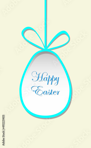 Happy Easter Egg of vector illustration
