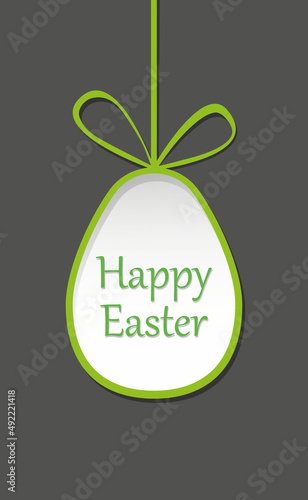 Happy Easter Egg of vector illustration