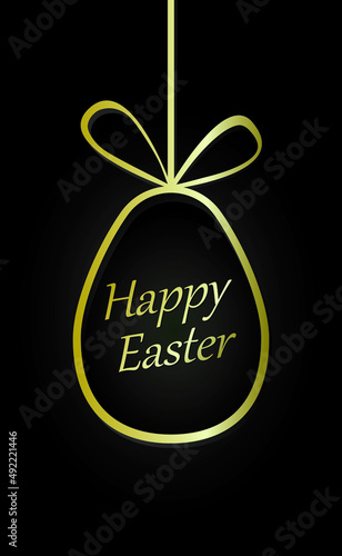 Happy Easter Egg of vector illustration