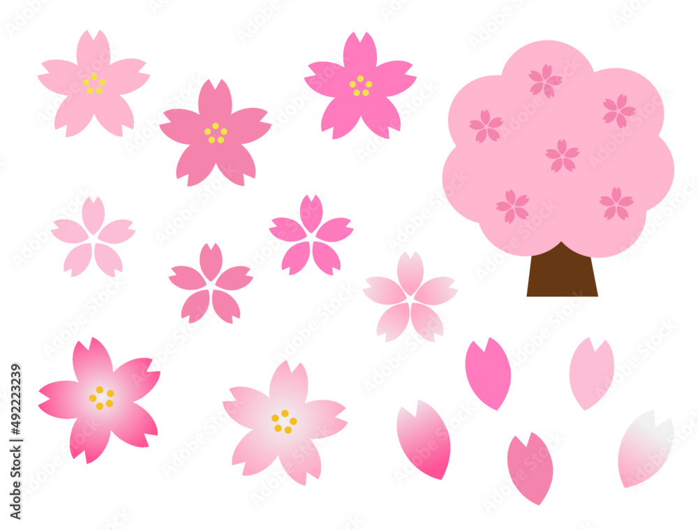 桜 イラストセット 桜 イラストセット