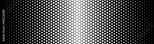 Black and white abstract halftone texture