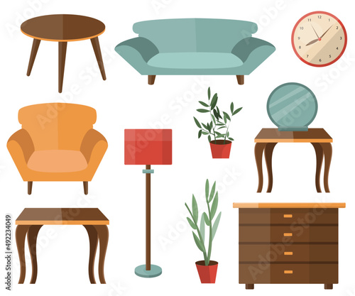 set of furniture