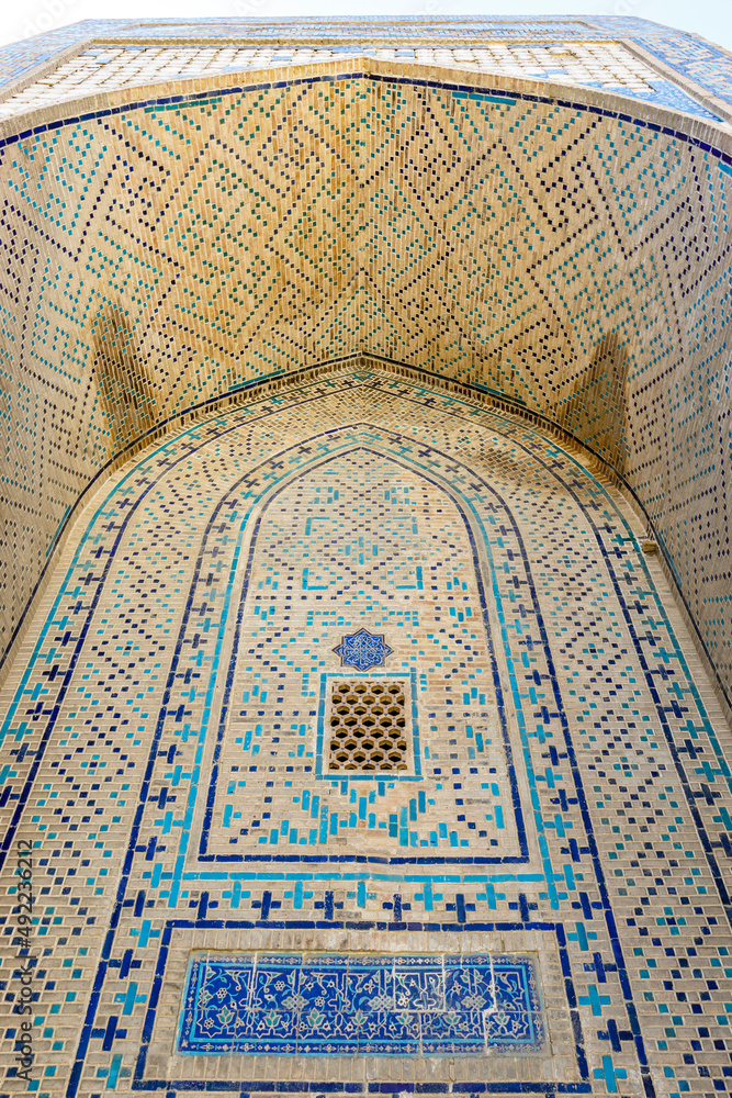 Ulugbek madrassa in Bukhara, Uzbekistan, Central Asia