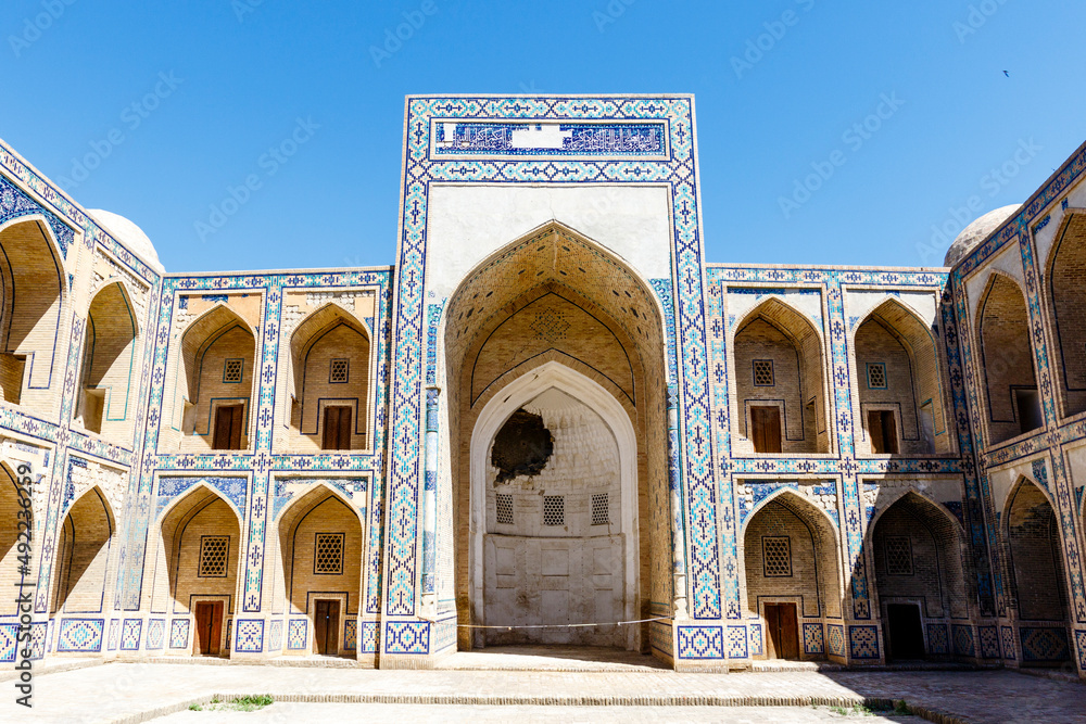 Ulugbek madrasah in Bukhara, Uzbekistan, Central Asia