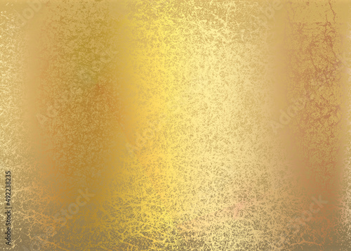 Golden Abstract decorative paper texture background for artwork - Illustration