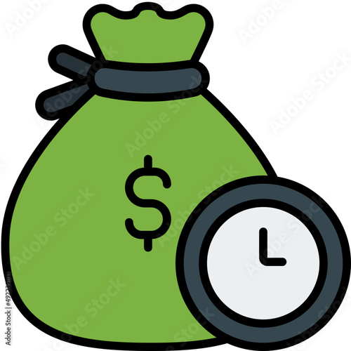 loan filled outline icon
