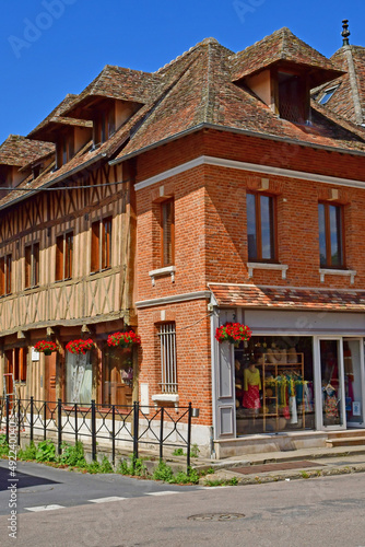 Les Andelys; France - june 24 2021 : city center of Petit Andely