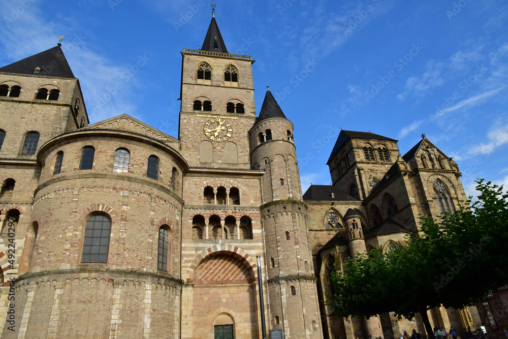 Trier; Germany- august 11 2021 : picturesque city in summer