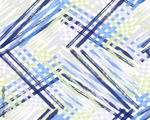 Mix gouache backdrop vector design. Brush strokes