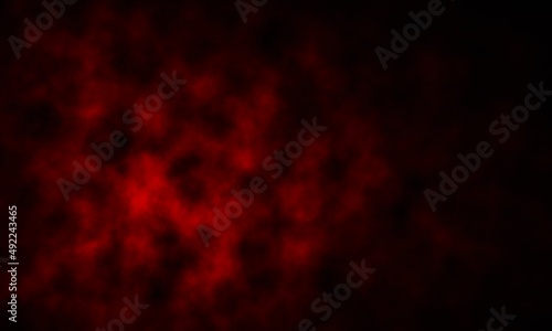 Red smoke on dark background