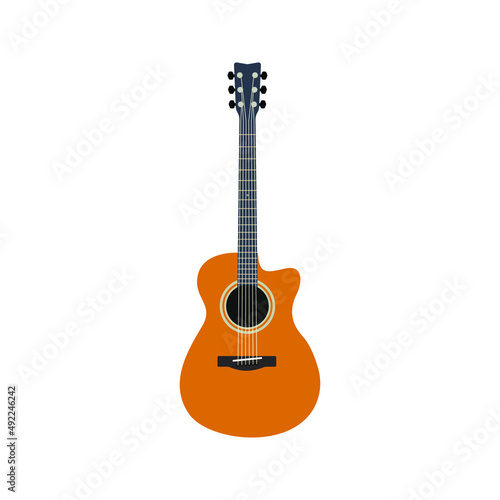 Guitar icon vector. music sign. vector illustration