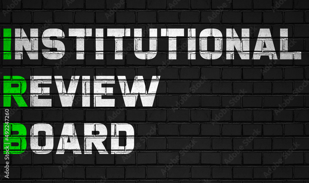 institutional review board(IRB) concept,healthcare abbreviations on ...