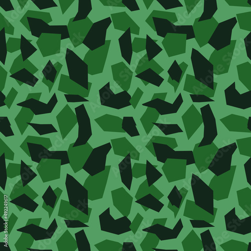 Camouflage pattern. Green camouflage pattern.