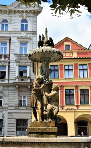 Water fountain in Prague