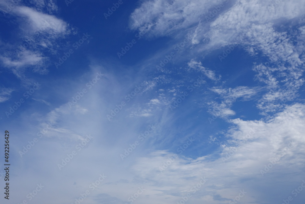 Ciel bleu d'été