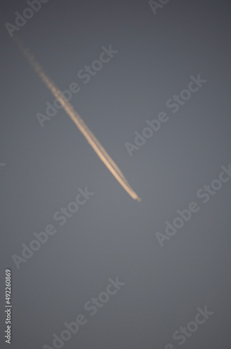 airplane in the sky