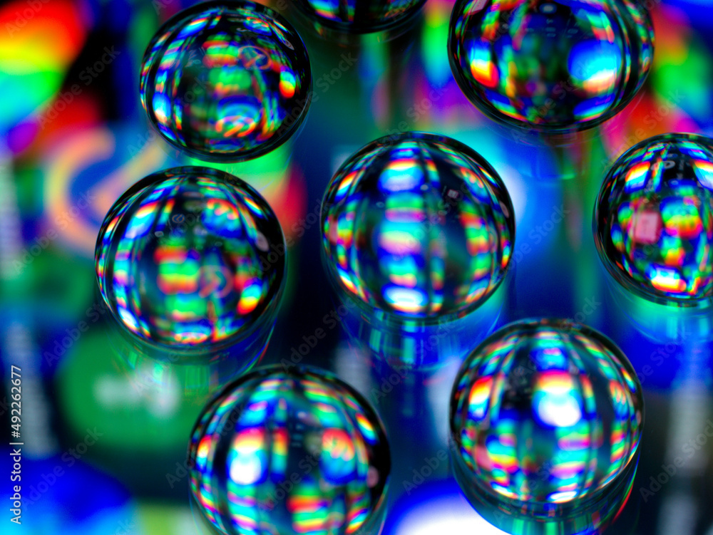 Wassertropfen bunt Wassertropfen bunt