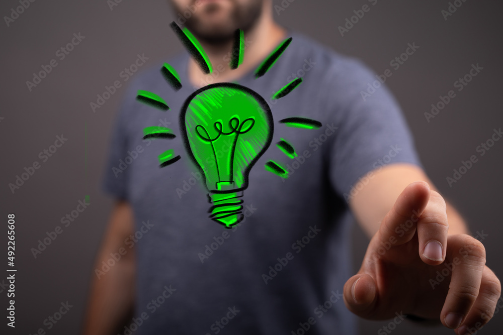 creative bulb sign, corporate social responsibility creative bulb sign, corporate social responsibility