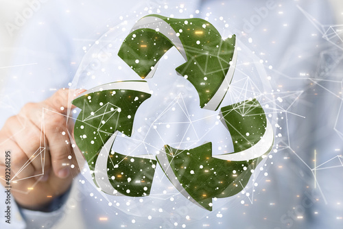 Concept of recycling - 3d r...