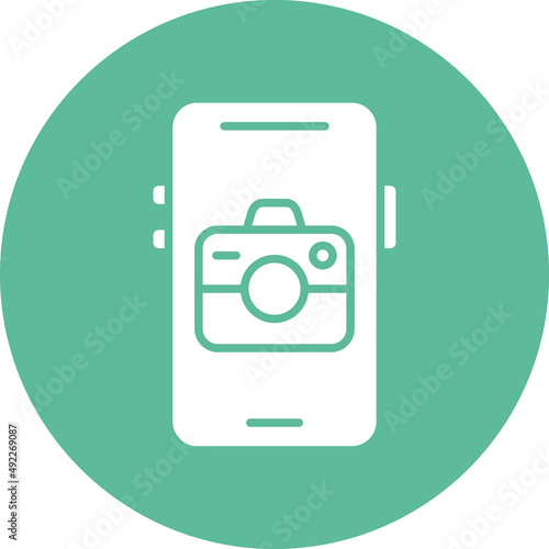 Mobile Camera Icon Style