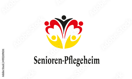 Senioren-Pflegeheim Logo, Altersheim Logo ,Pflegeheim Logo