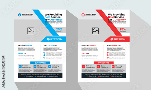 Corporate, Business, Poster, Cover layout, Annual Report, Flyer in A4 Template Design 36 with colorful Circle, Rectangle, Triangle shape for Brand, Company and Market