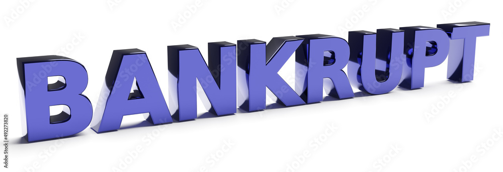 Bankrupt. Crisis, recession and bankruptcy concept. Economic debt concepts Bankrupt. Crisis, recession and bankruptcy concept. Economic debt concepts
