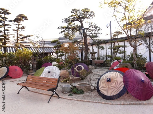 Spring Garden Decoration in Kurashiki, Japan