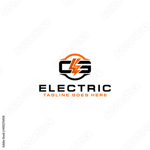 CEG Initial with E Flash Electric Logo Energy Company