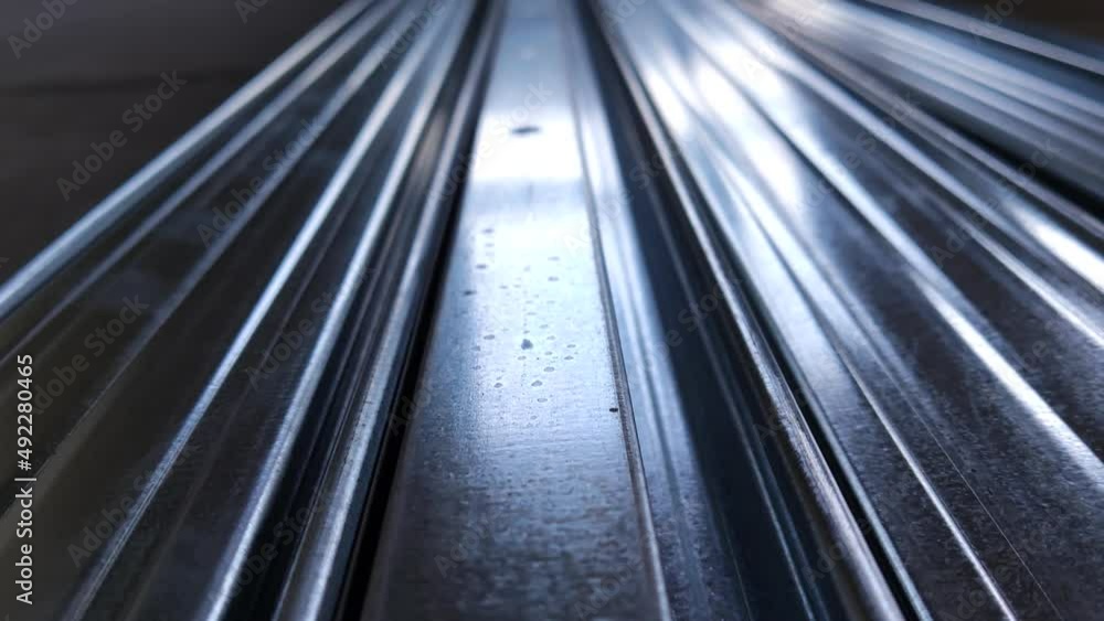 Metal profiles. Stack of stainless steel pipes in warehouse. Rolled metal products. Economic Metals list prices index. Financial crisis. Wall building parts. Metal profiles. Stack of stainless steel pipes in warehouse. Rolled metal products. Economic Metals list prices index. Financial crisis. Wall building parts.