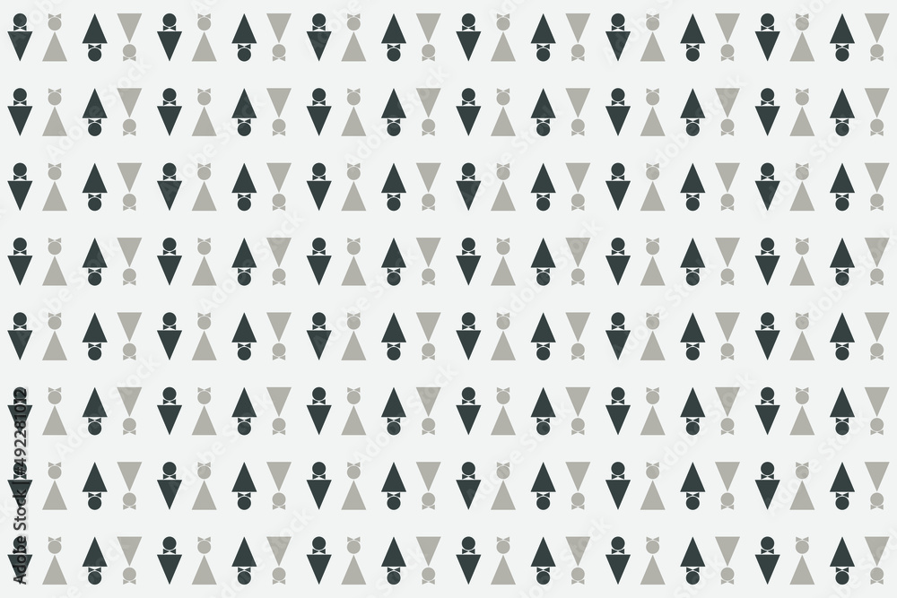 Male and female gender pattern vector illustration Male and female gender pattern vector illustration