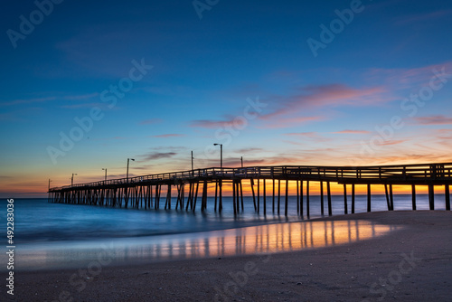 Blue hour at the pier.