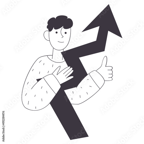 man rejoices in the profits