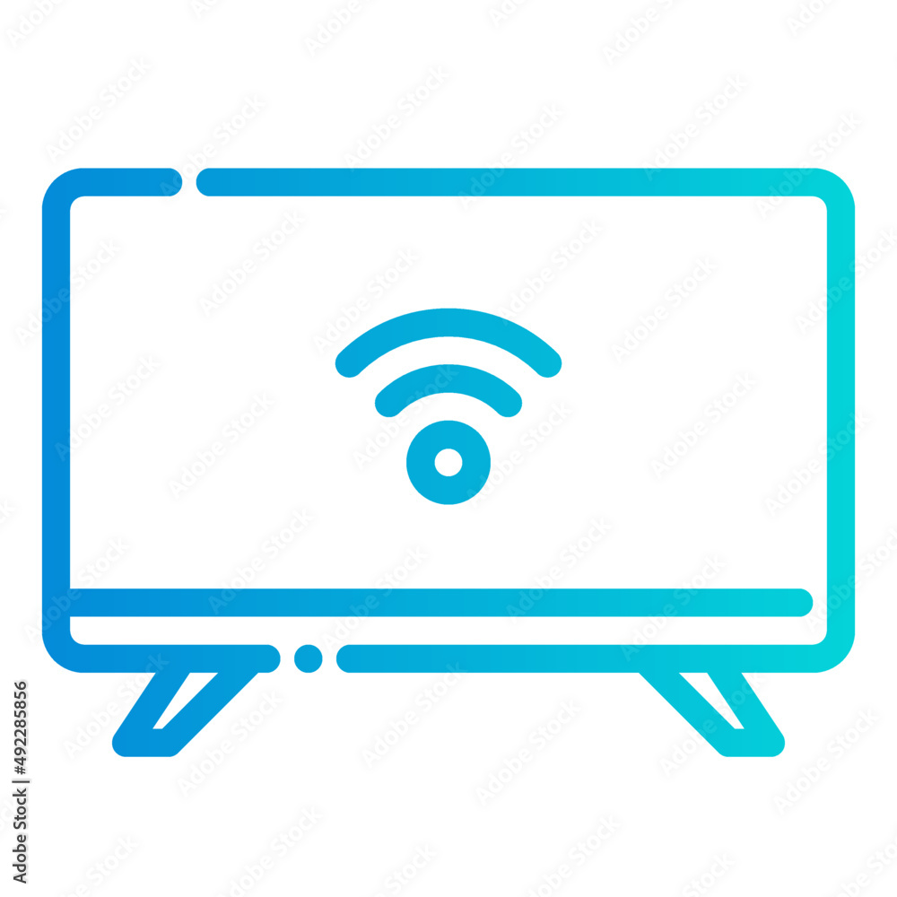 television smart tv internet of things iot smarthome icon television smart tv internet of things iot smarthome icon