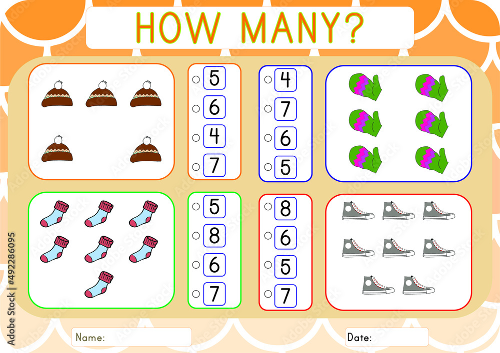This worksheet is about counting the given pictures of objects correctly.