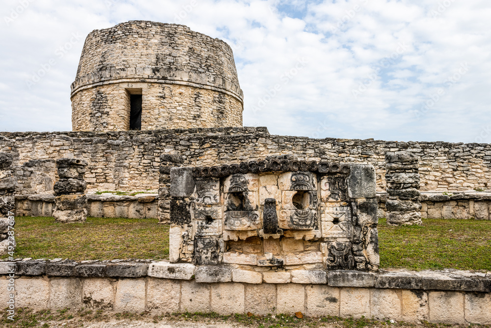 Mayapan Archaeological Site, Yucatan, Mexico