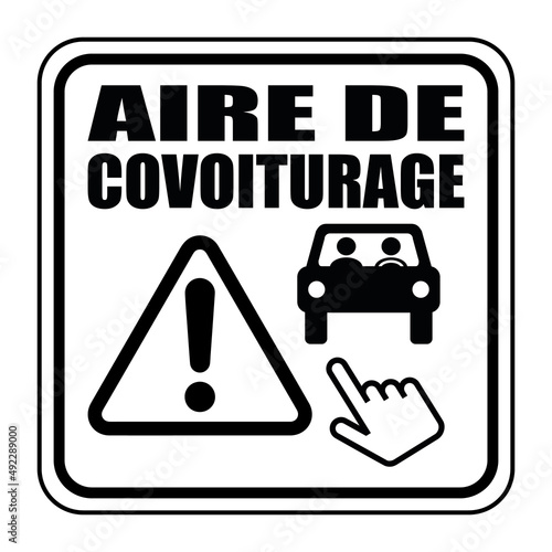 Logo aire de covoiturage.
